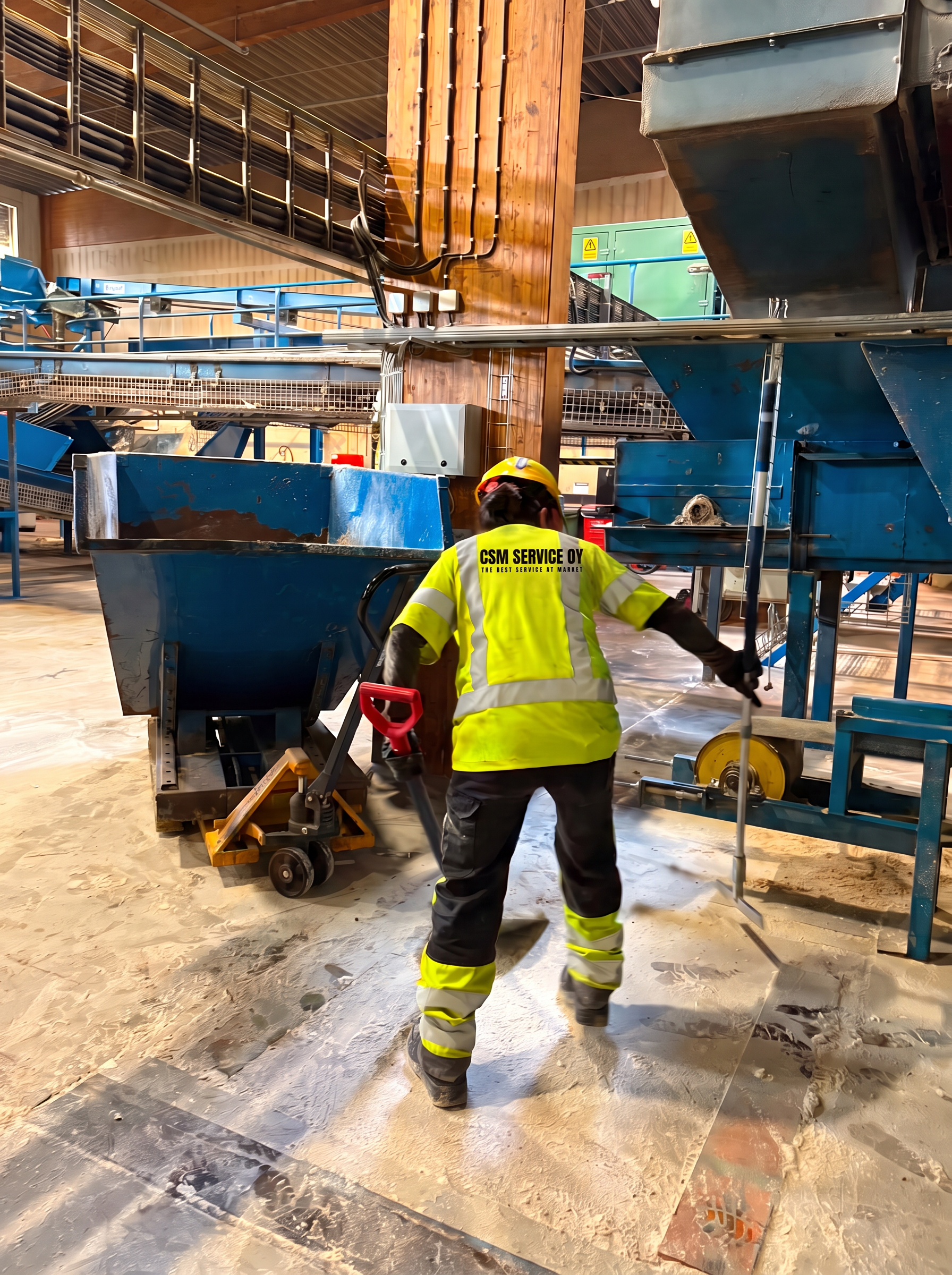 CSM Service construction cleaning team at work, photo 4