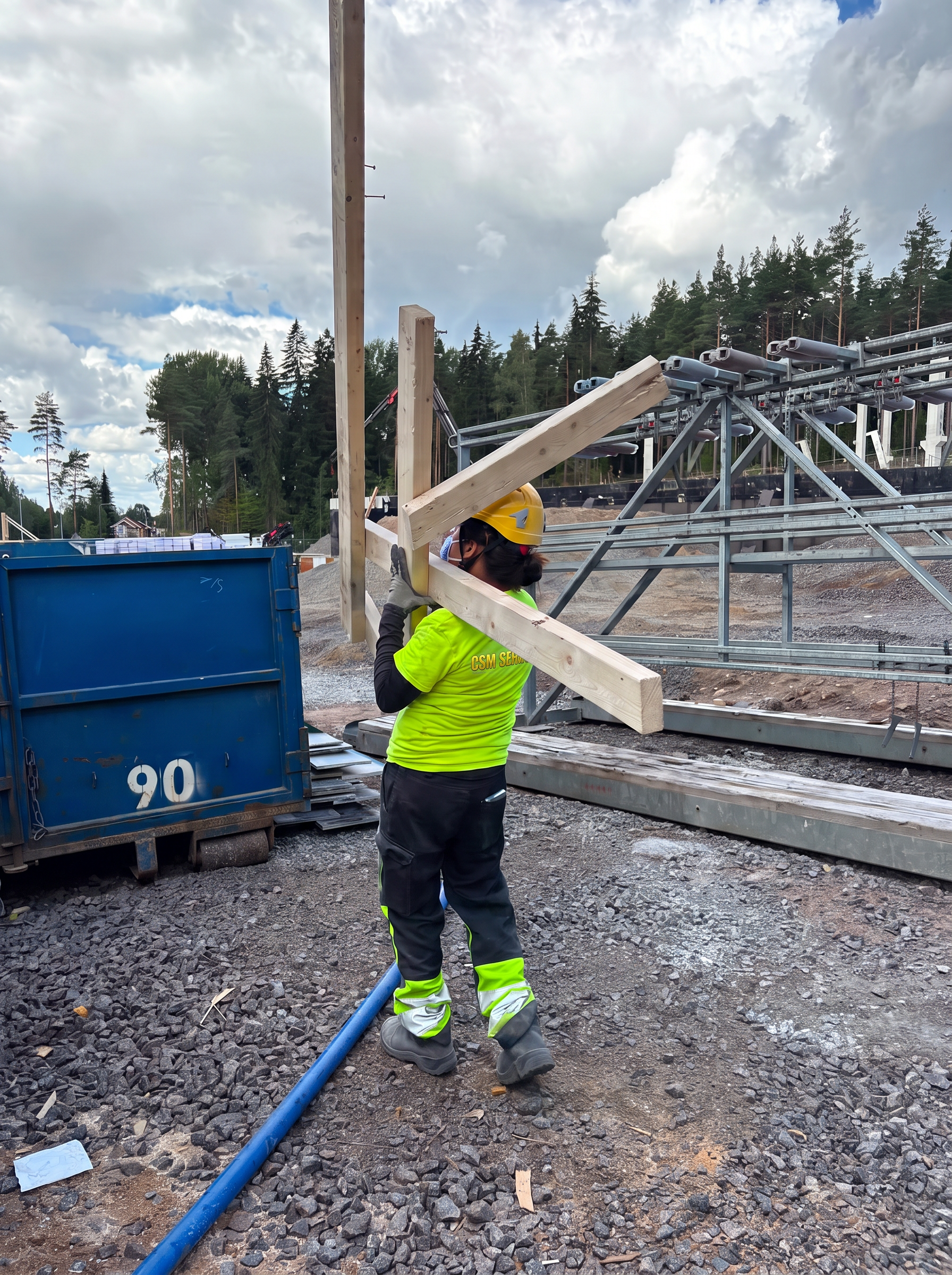 CSM Service construction cleaning team at work, photo 6