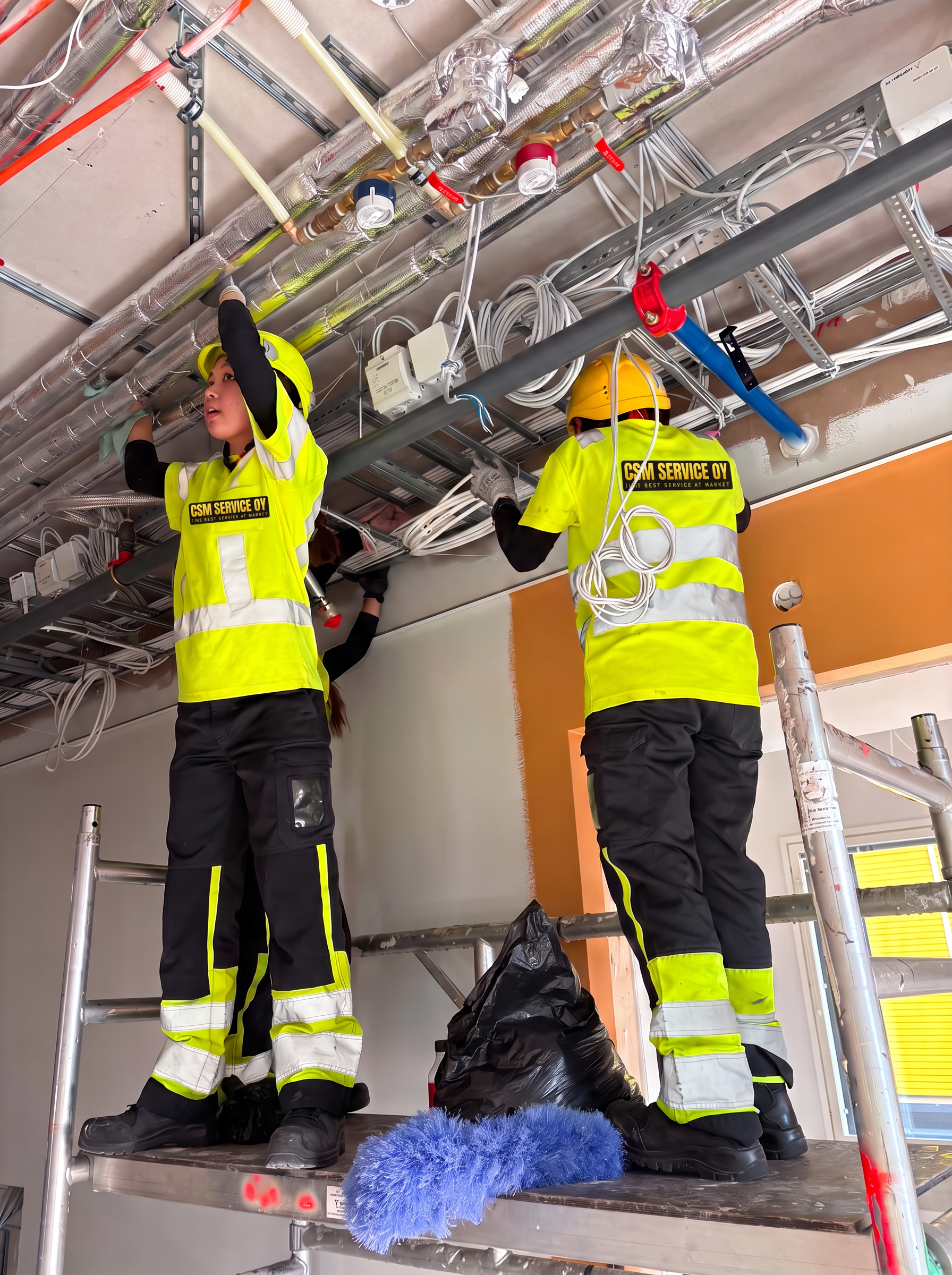 CSM Service construction cleaning team at work, photo 7