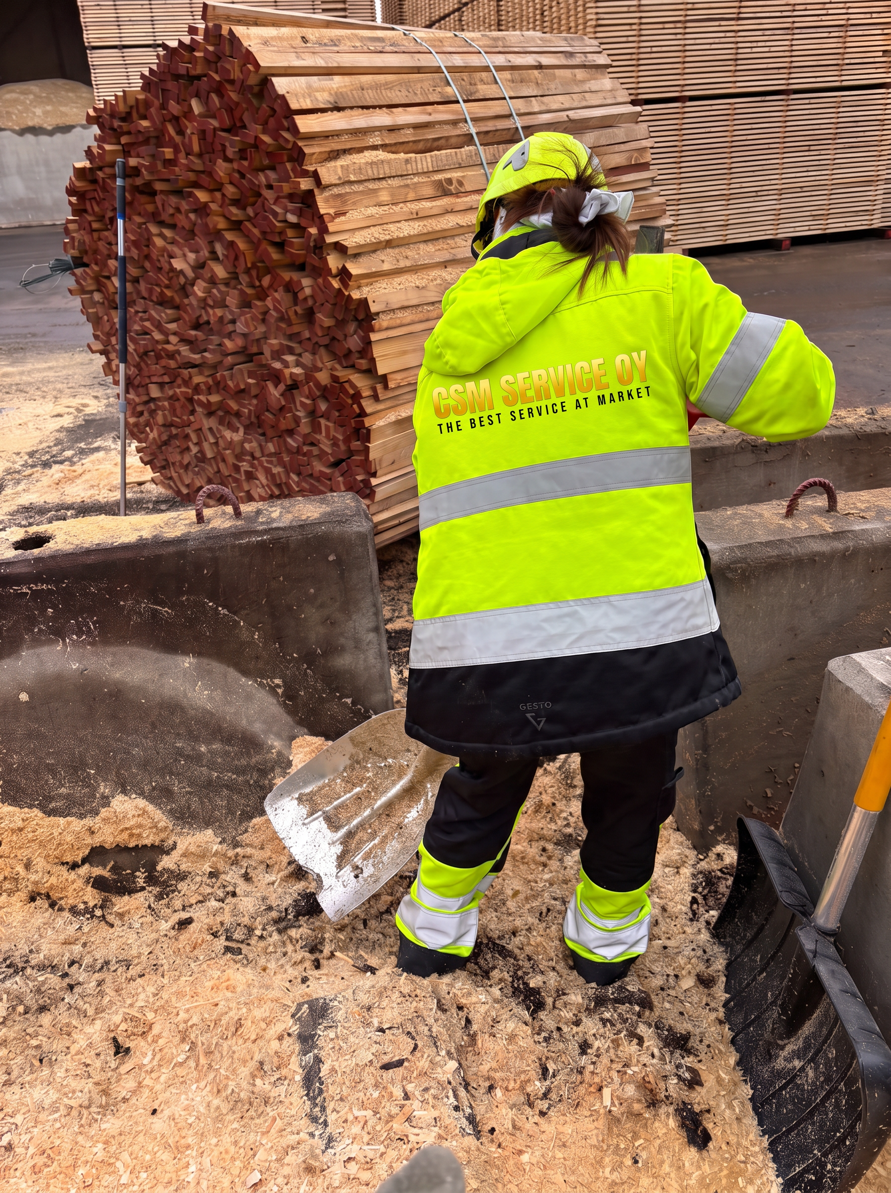 CSM Service construction cleaning team at work, photo 16